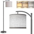 Floor Lamp for Living Room with 3 Color Temperatures LED Bulb, Standing Lamp Tall Industrial Floor Lamp Reading for Bedroom, Office (9W…