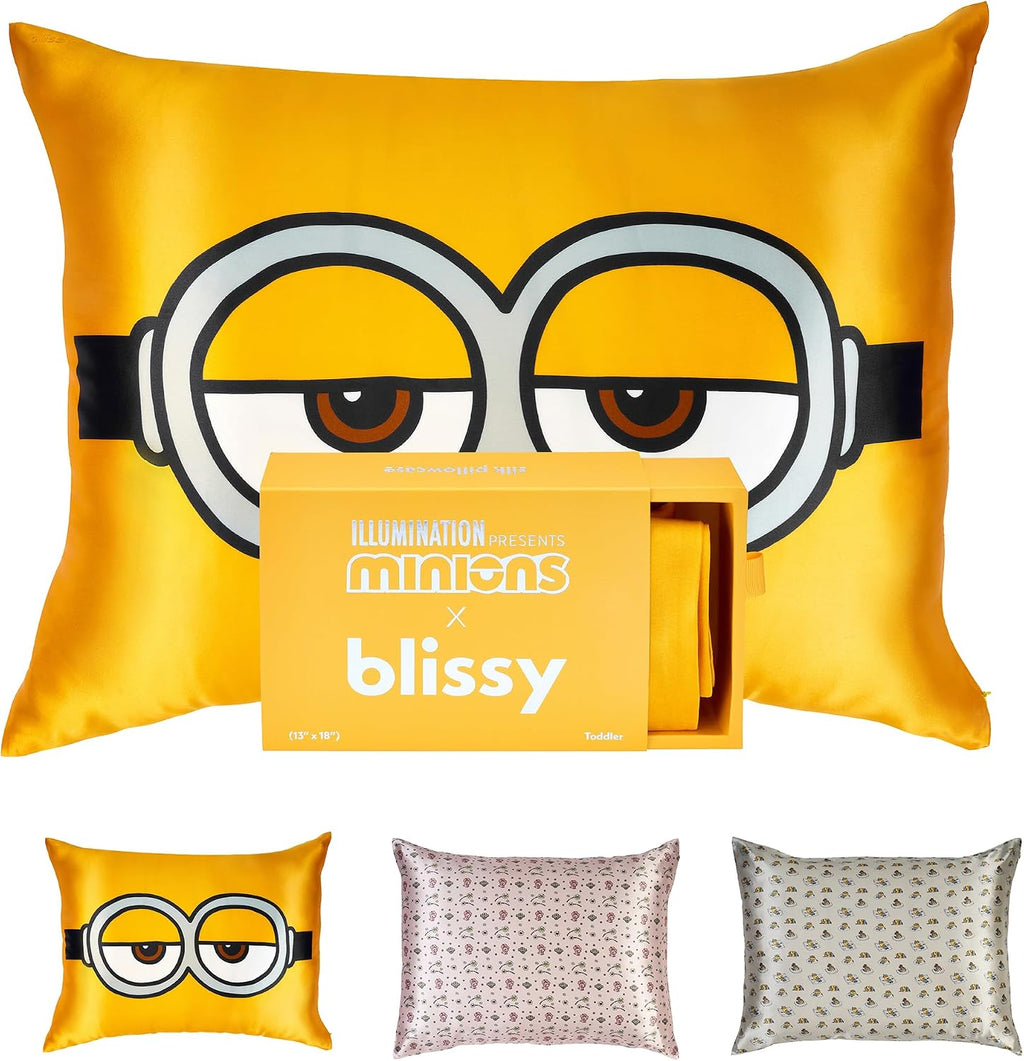 Blissy Silk Pillowcase - 100% Pure Mulberry Silk - 22 Momme 6A High-Grade Fibers - Silk Pillow Cover for Hair & Skin - Regular, Queen &…