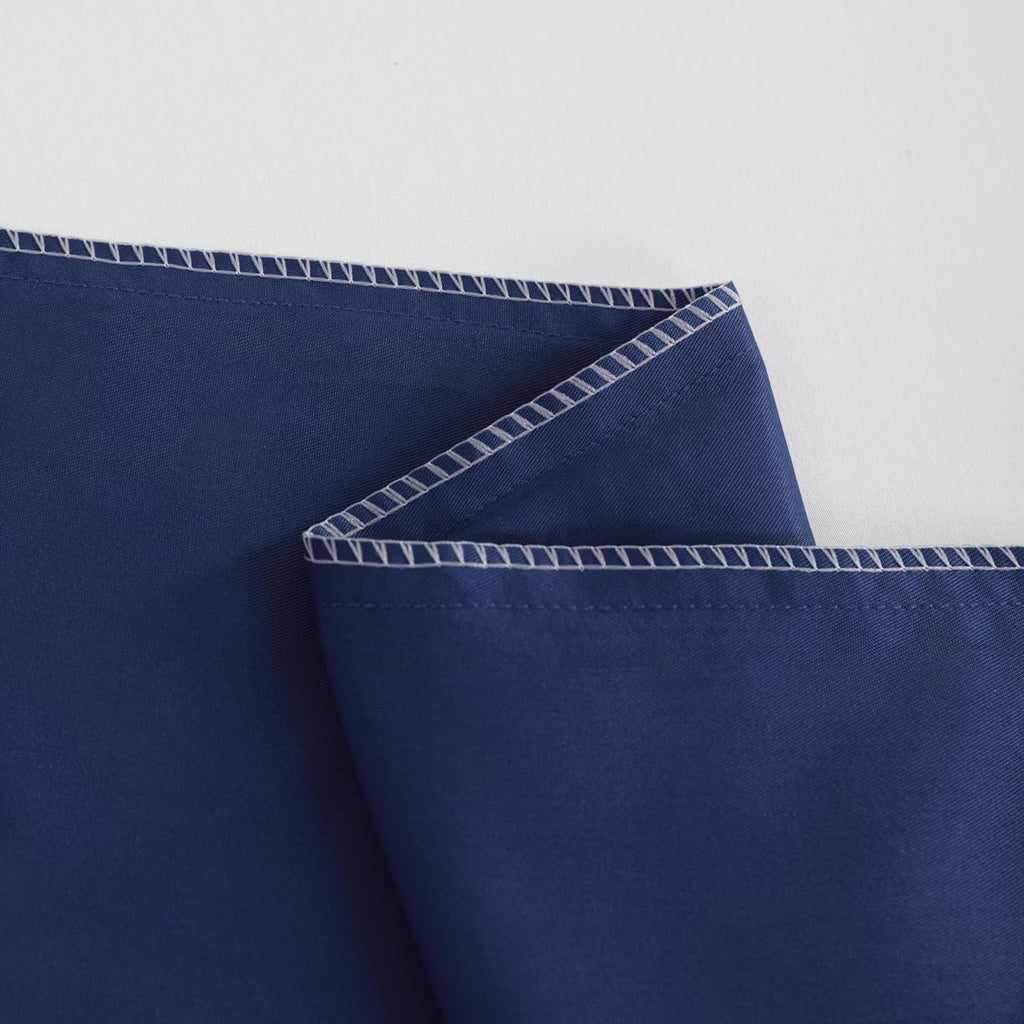 Ntbay Toddler Pillow Cases Set of 2, 2 Pack Brushed Microfiber 14x20 Pillow Cases, Soft, Wrinkle, Fade, Stain Resistant Navy Blue Pillow Ca…