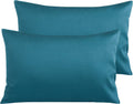 NTBAY Egyptian Cotton Queen Pillowcases - Set of 2, 500 Thread Count Cotton Pillowcases - Soft and Breathable Envelope Closure Pillow…