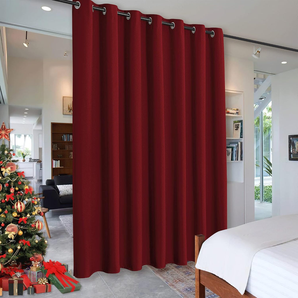 Rybhome RYB HOME Blackout Room Divider Curtain, Soundproof Privacy Screen Curtains Partitions Shade for Share Space Kids Nursery Bedroom Ki…