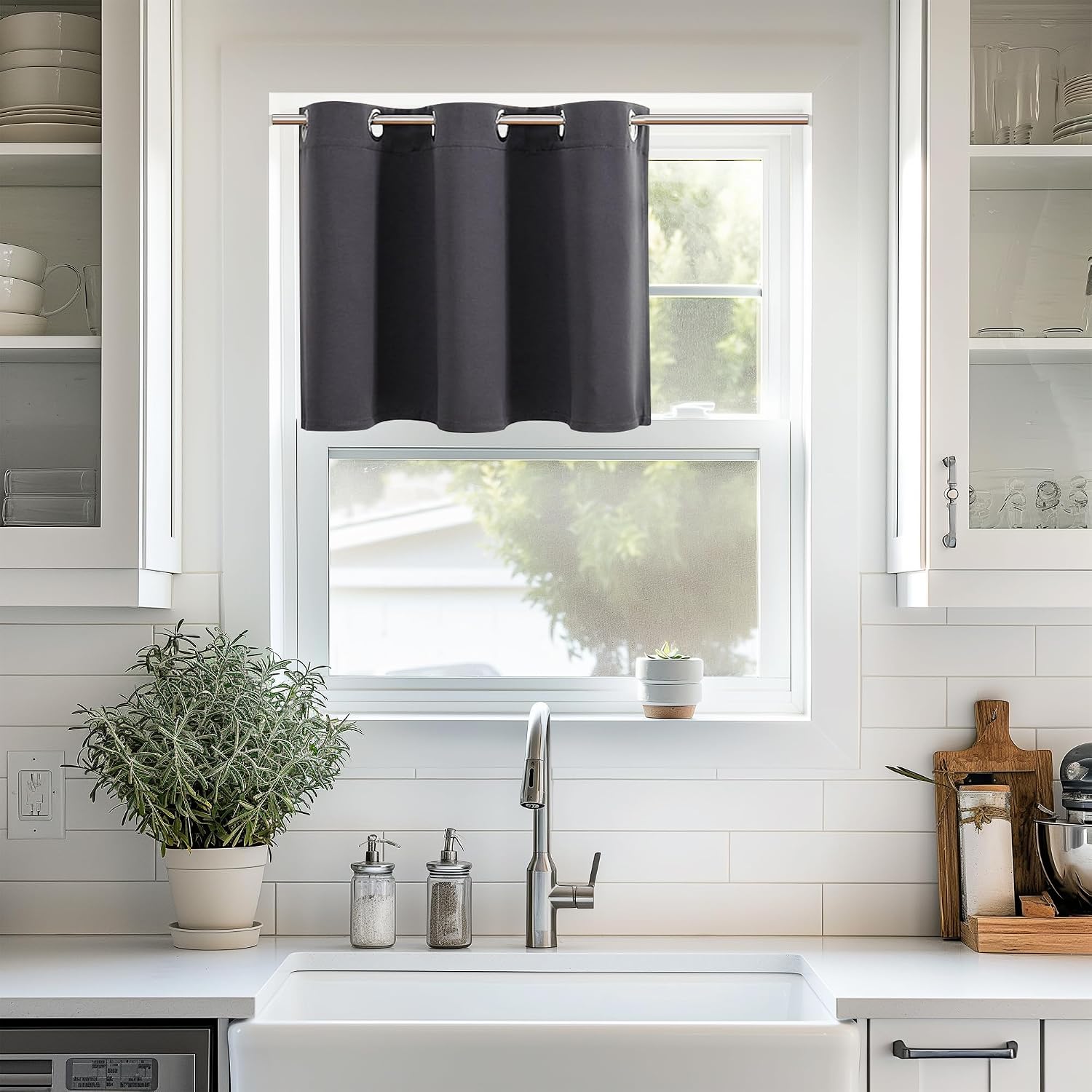 ChrisDowa Custom Blackout Door Curtain for Bedroom and Living Room. Thermal Insulated Room Darkening Curtain 1 Panel (Custom Size and Color…