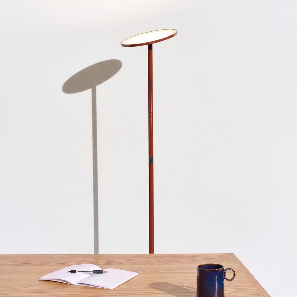 Brightech Sky LED Floor lamp, Torchiere Super Bright Floor Lamp for Living Room Decor & Office - Dimmable, Tall Standing Lamp with Warm…