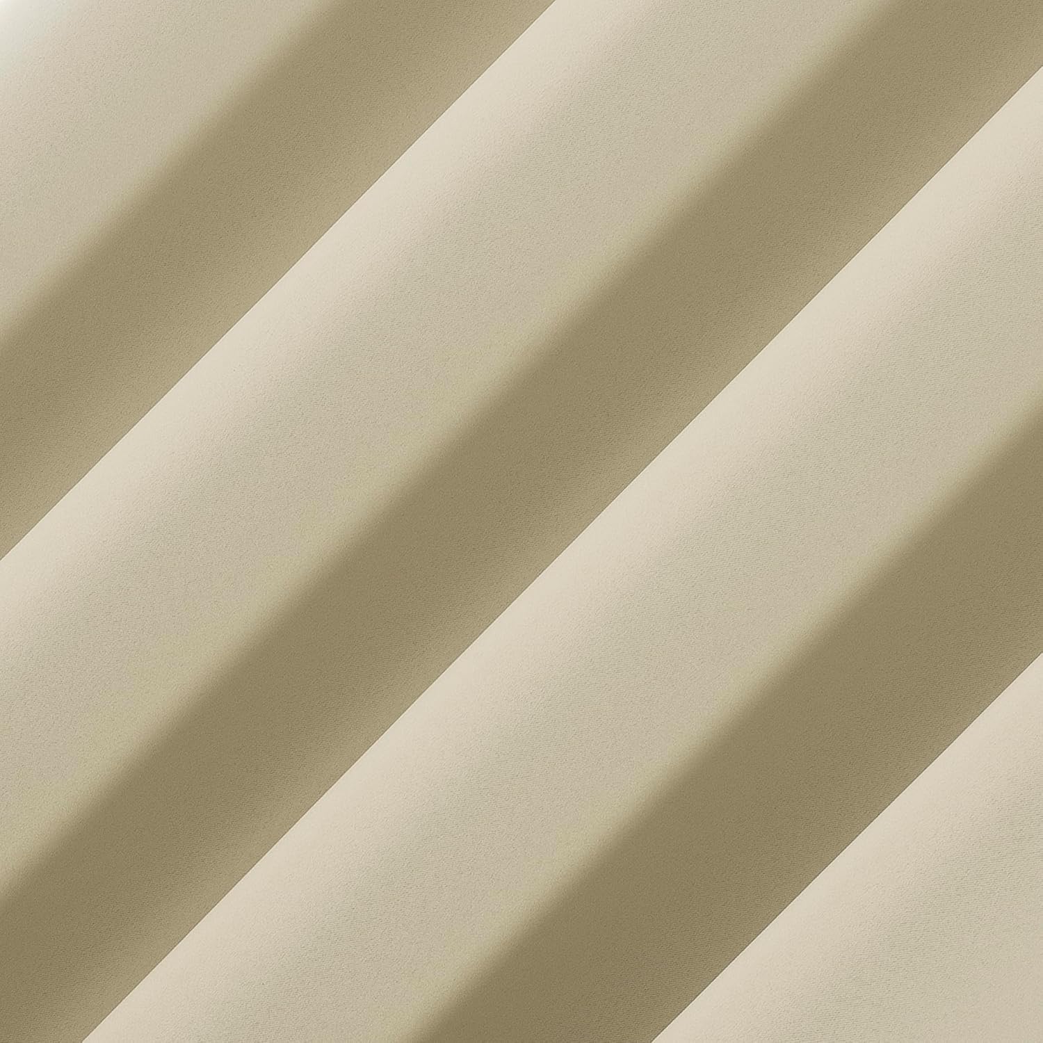 Sun Zero Nordic 2-Pack Theater Grade Noise Reducing Extreme 100% Blackout Grommet Curtain Panel Pair, 52" x 84, Cream Off-White