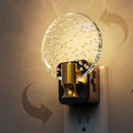 L LOHAS LED Night Lights Plug into Wall, Dusk to Dawn Sensor, 3000K Soft White LED, 180° Rotating Acrylic Bubble Nightlight, 0-100lm…