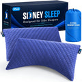 Sidney Sleep Set of 2 Queen Size Bed Pillows for Side and Back Sleepers - Adjustable Filling - Memory Foam Pillows for Neck and Shoulder…