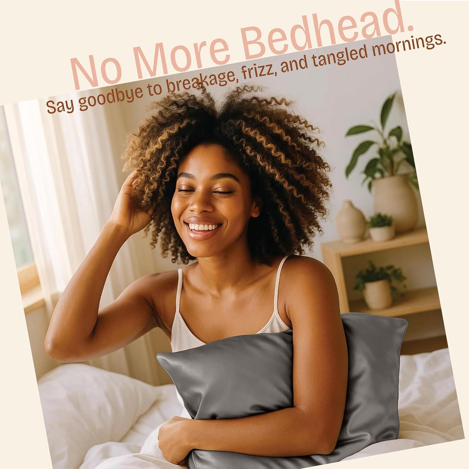 Blissford Satin Pillowcase with Zipper, for Hair and fabric comfort, Feels Soft and Cool Like a Silk Pillowcase, Satin Pillow Cases 2…