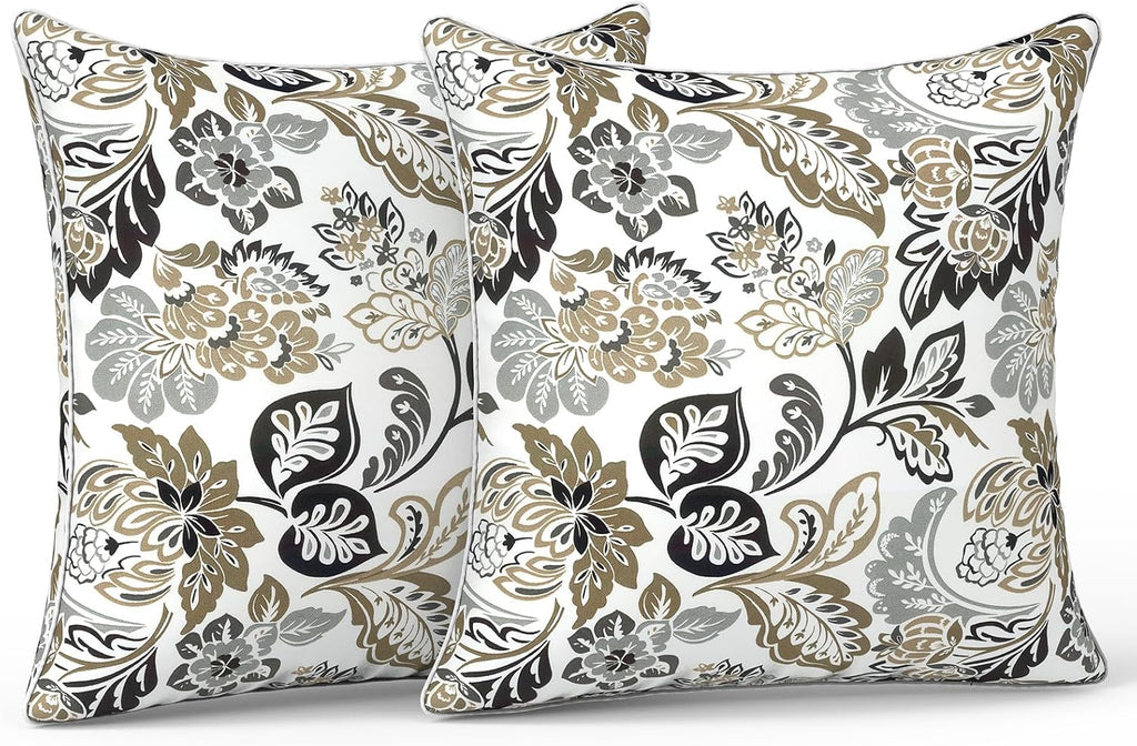 LVTXIII Outdoor Pillow Covers 20x20 Patio Waterproof Throw Pillow Cases Fade Resistant Accent Pillow Covers for Spring Summer Garden…
