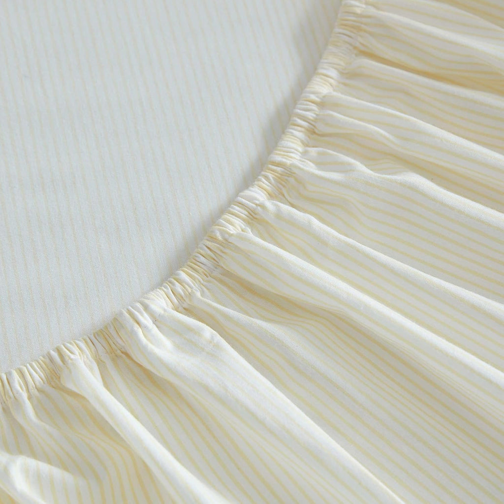 MarthaStewart Martha Stewart - King Size Sheets Set, Crisp & Tailored Cooling Sheets with a Naturally Smooth Cotton Percale Lightweight Fee…