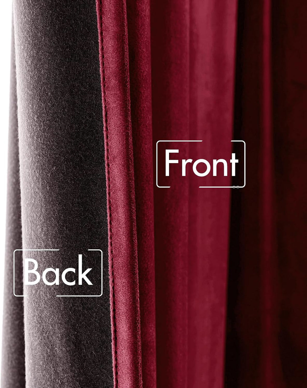 Miulee Velvet Curtains 96 inches 2 Panels - Luxury Blackout Curtains for Bedroom Living Room Thermal Insulated Super Soft Christmas Window…