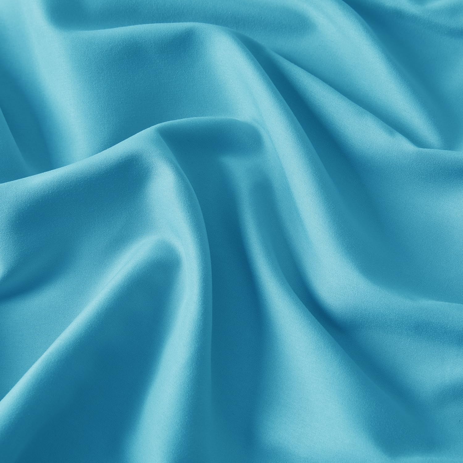 Nestl Beach Blue King Pillowcase Set of 2, 20x40 Inches, Soft Microfiber cotton Blue