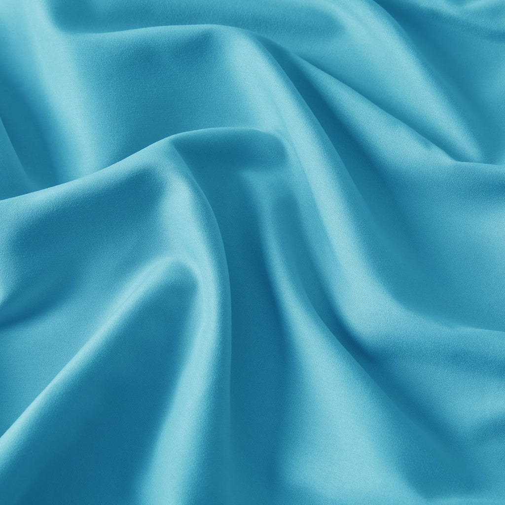Nestl Beach Blue Microfiber Queen Pillowcase Set of 2, 20x30 Inches cotton Blue