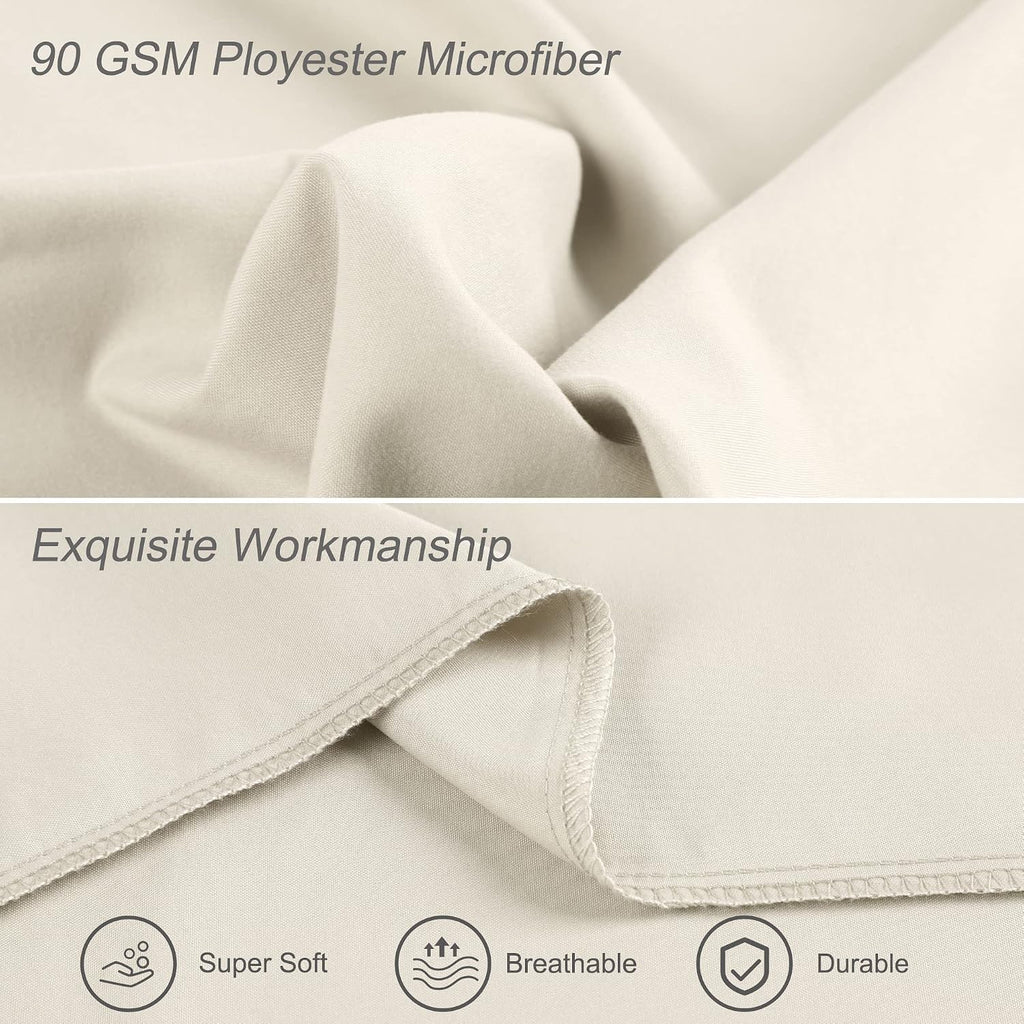 uxcell 100% Microfiber Body Pillow Cover | 1800 Thread Count Pillowcase | Soft Pillow Case with Envelope Closure | 90 GSM Ployester | No Wr…