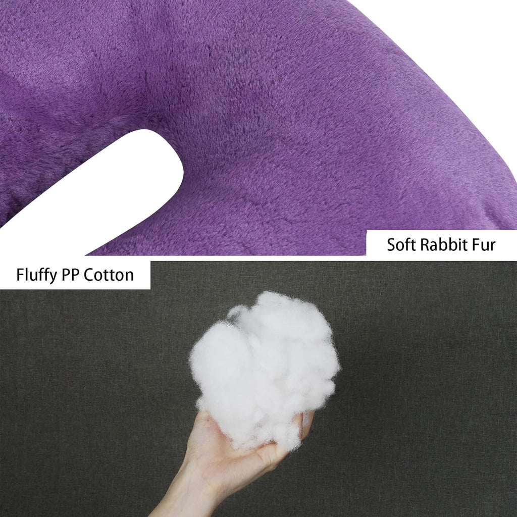 Atablyn-Foryourdailylife Atablyn Travel Pillows for Car Back Seat U Shaped Travel Pillow Cushion Car Pillow for Family Sleeping Airplane Ad…