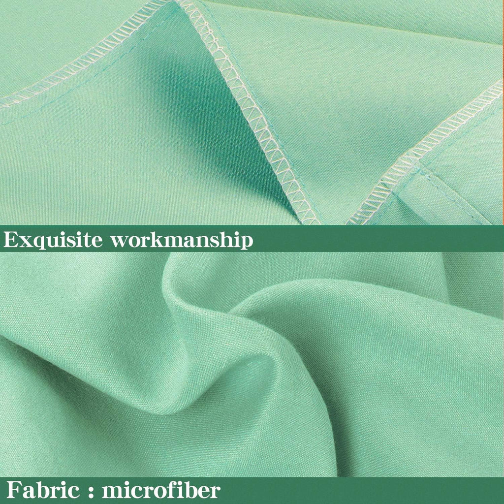 Ntbay King Pillowcase Set - 2 Pack Brushed Microfiber 20x36 Pillowcases - Soft, Wrinkle-Free, Fade-Resistant, Stain-Resistant, Sea Green Pi…