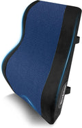 Brookstone BK1172 - Luxurious Back Support Pillow for Office Chairs and Cars, Lumbar Cushion with Premium Grade Memory Foam with Cooling…