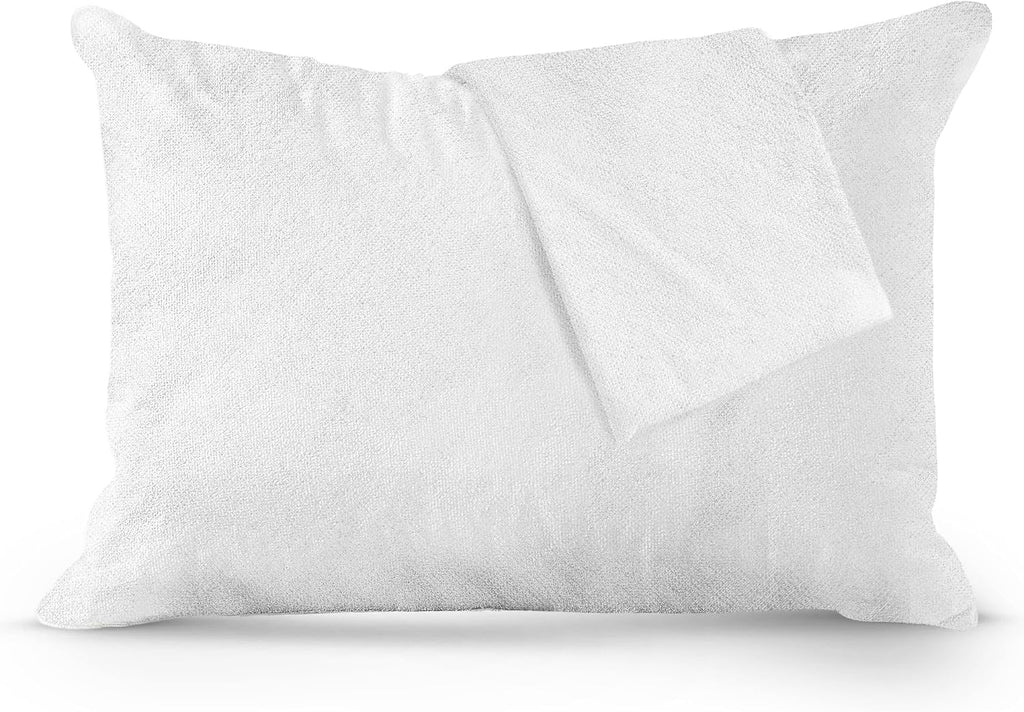 ContinentalBedding Continental Bedding Viscose Derived from Bamboo Pillow Protector Zippered Waterproof Feather Proof and Down Proof Silky…