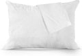 ContinentalBedding Continental Bedding Viscose Derived from Bamboo Pillow Protector Zippered Waterproof Feather Proof and Down Proof Silky…