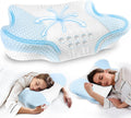 Vjasd Cervical Neck Pillows with Memory Foam - Neck Pillows for Contour Memory Foam Pillows Ergonomic Neck Support - Adjustable Orthopedic…