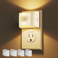 DORESshop LED Night Light[4 Pack], Night Lights Plug into Wall, Plug in Night Light with Motion Sensor, Dusk to Dawn Sensor, Nightlights…