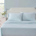 MarthaStewart Martha Stewart - Full Size Sheets Set, Crisp & Tailored Cooling Sheets w/a Naturally Smooth Cotton Percale Lightweight Feel -…