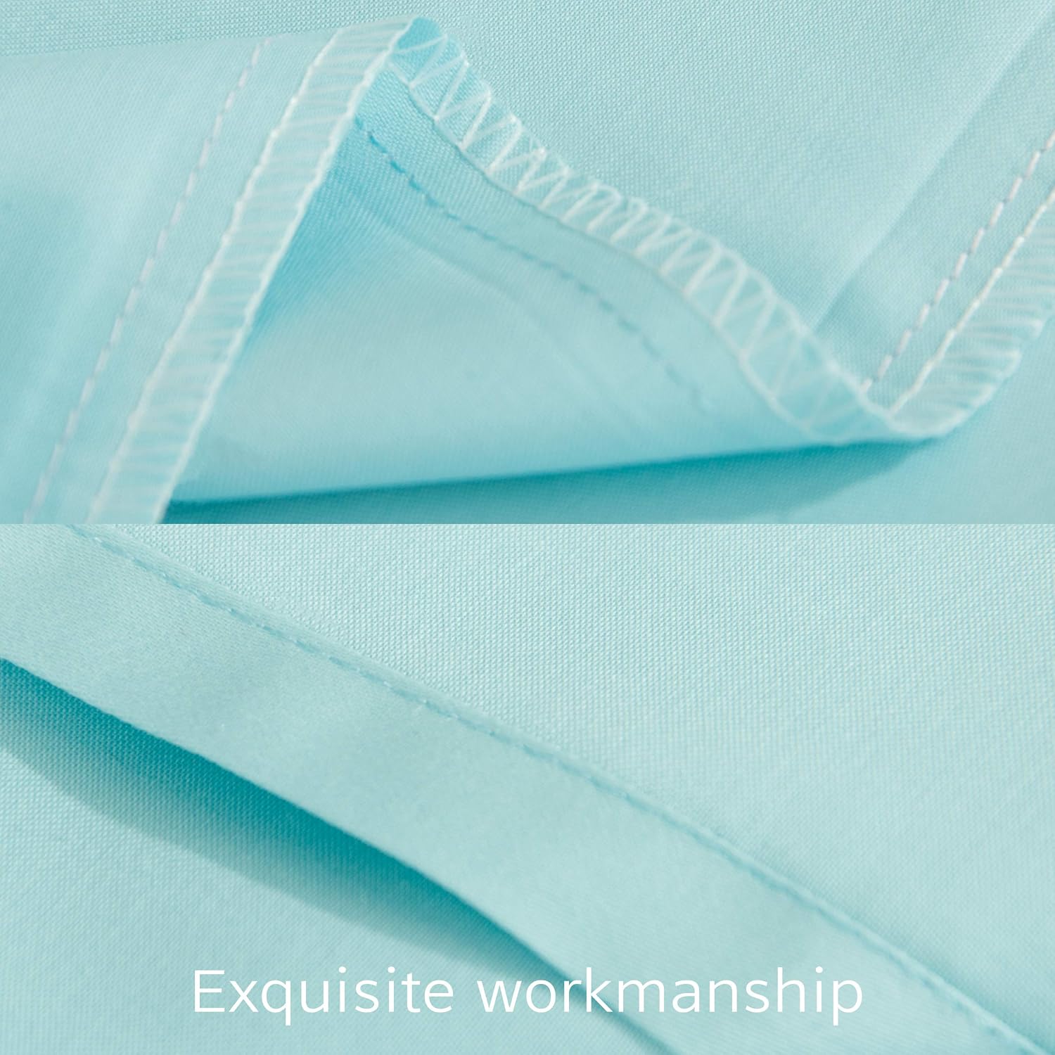 NTBAY Egyptian Cotton Queen Pillowcases - Set of 2, 500 Thread Count Cotton Pillowcases - Soft and Breathable Envelope Closure Pillow…