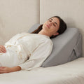 Ruqmuis Bed Wedge Pillow for Sleeping, 9&12 Inch Adjustable Wedge Pillow Set for After Surgery, Triangle Pillow for Back, Leg Support, Aci…