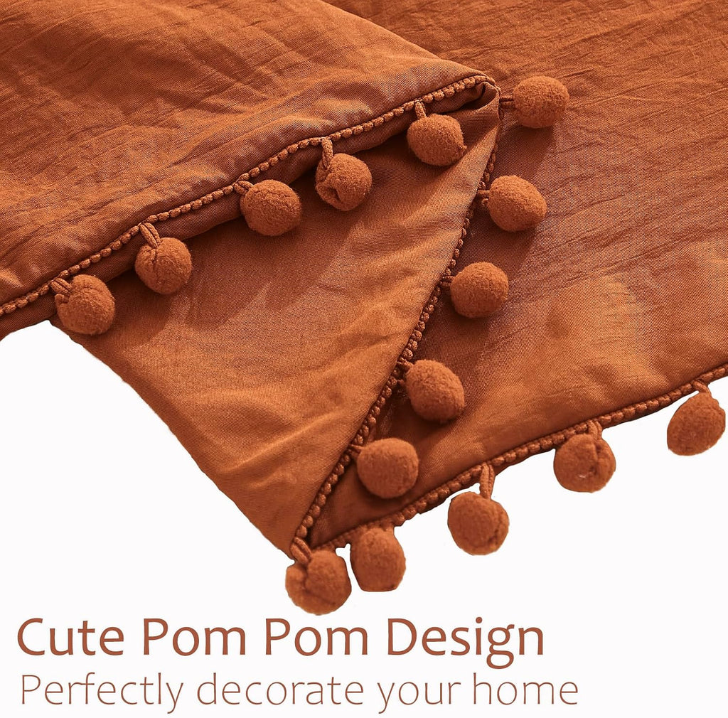 Moveover MOVE OVER Burnt Orange Body Pillow Cover 20x54 Body Pillow Case 100% Soft Washed Microfiber Boho Pillow Covers Set of 1 Vintage Po…