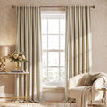 Nicetown Super Soft Velvet Cream Curtains for Dining Room, Rod Pocket & Back Tab Luxury Room Darkening Window Treatments Thermal Insulated…