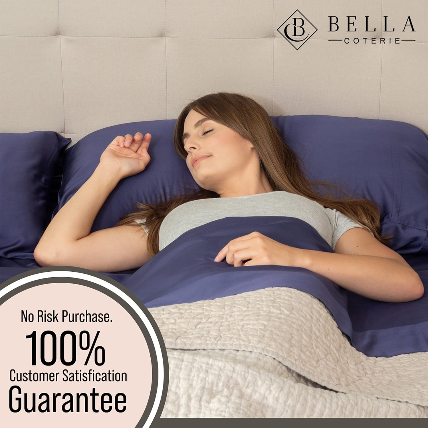 BELLA COTERIE 6 Piece Luxury Bamboo Viscose California King Size Sheet Set | 100% Organically Grown | Cooling for Hot Sleepers | 18" Deep…