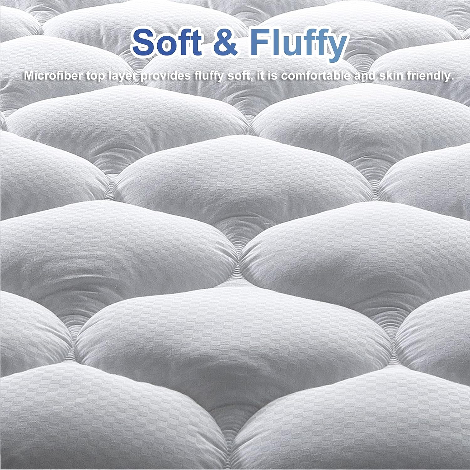 Matbeby Full XL Mattress Pad - Cooling Breathable Mattress Topper, Quilted Fitted Mattress Protector, Pillow Top Mattress Cover with 8-21"…