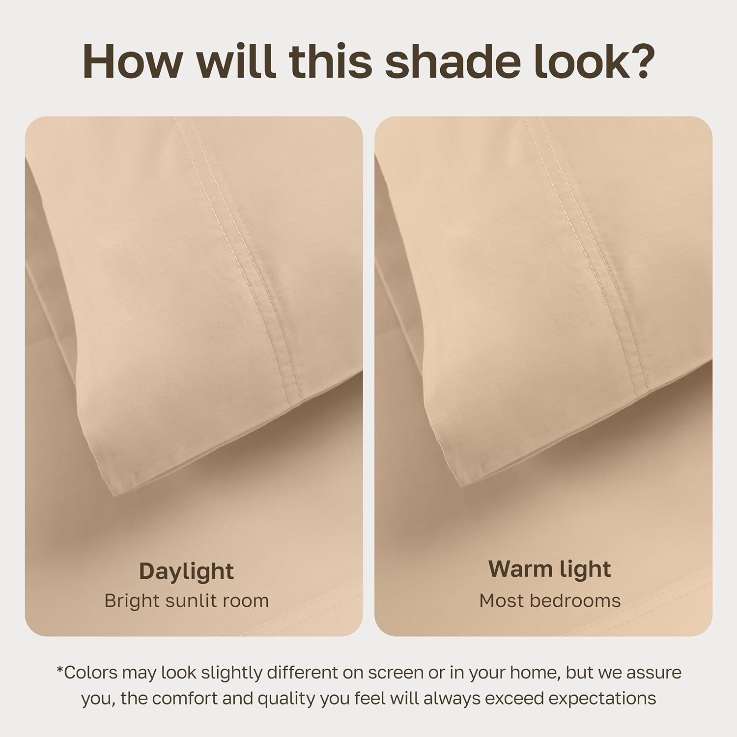 CaliforniaDesignDen California Design Den 100% Cotton Split King Sheets, 600 Thread Count Sateen, Soft, Cooling Cotton Sheets, Durable Bedd…