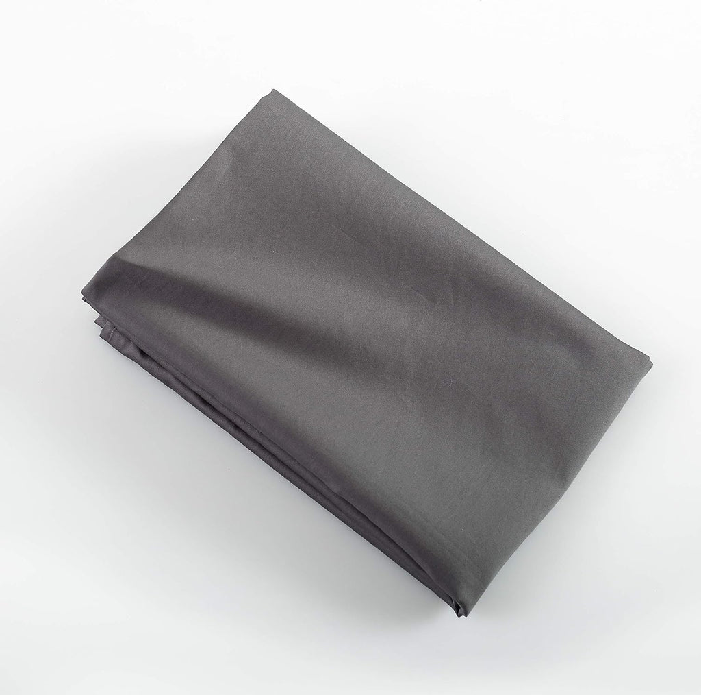 Evolive 300 Thread Count 100% Cotton Body Pillow Cover, 21" x 54", Soft Breathable Replacement Pillow Case with Hidden Zipper Closure (Char…