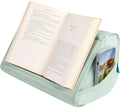 LAPGEAR Book Pillow – Lap Reading Cushion with Built-in Book Stand – Fits 6x9 Books & Similar Sizes – Sage Green – Style No. 33201