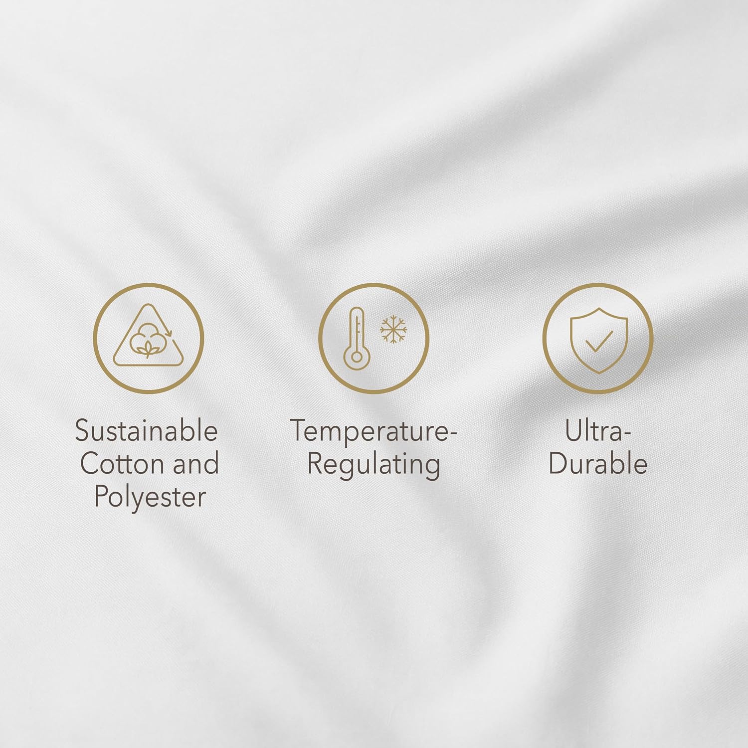 23Threads 23 THREADS X101 Series Cotton Percale Rich Bed Sheets and Pillowcases Set, 15 Inch Deep Pocket, Luxury Cooling Bedding Linen, Kin…