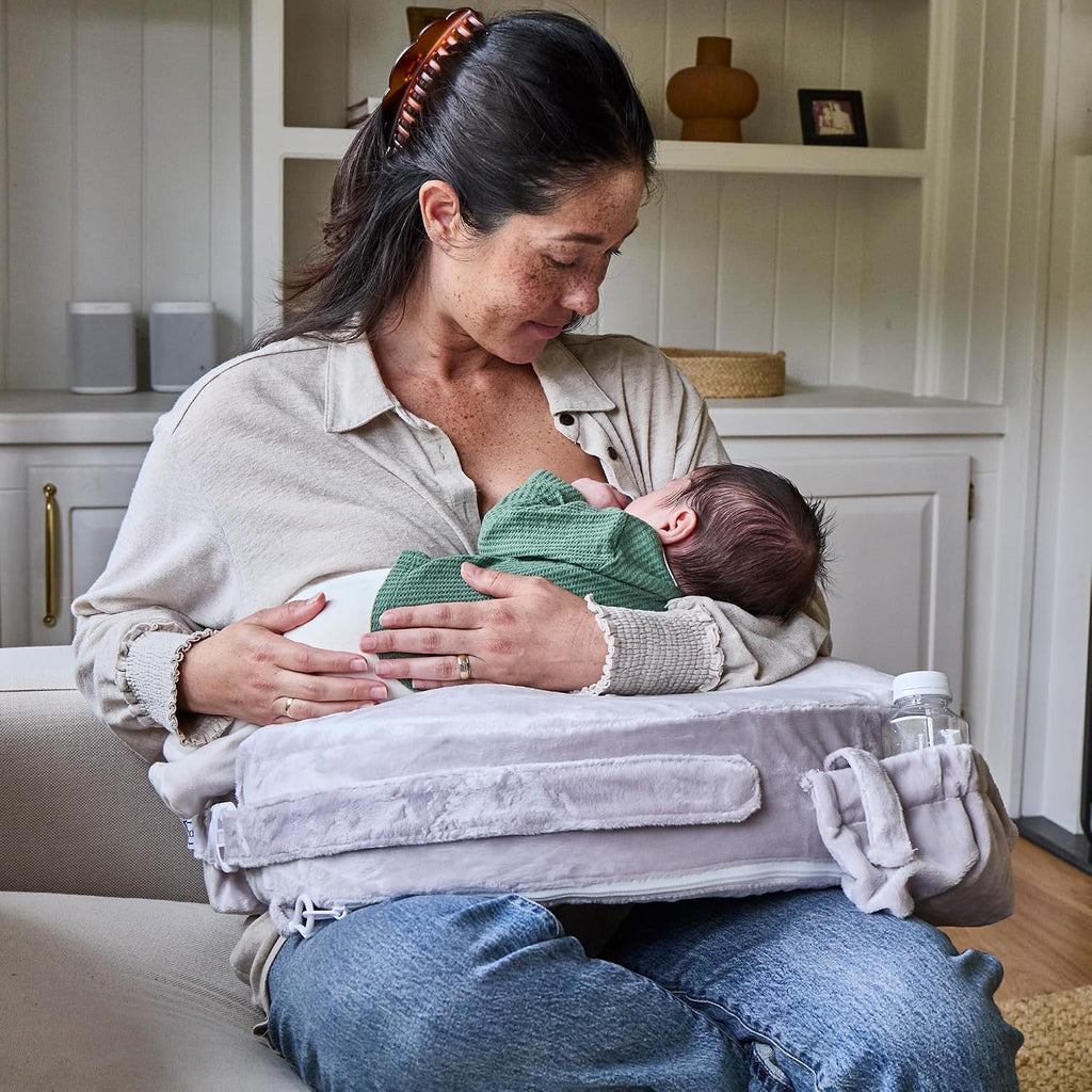 My Brest Friend Super Deluxe Nursing Pillow - Enhanced Comfort & Ergonomic Breastfeeding Pillow for Ultimate Support for Mom & Baby…