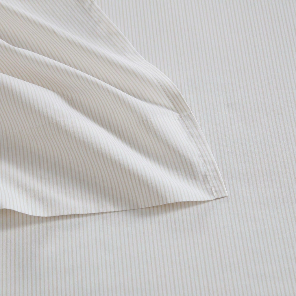 MarthaStewart Martha Stewart - Queen Size Sheets Set, Crisp & Tailored Cooling Sheets w/a Naturally Smooth Cotton Percale Lightweight Feel…