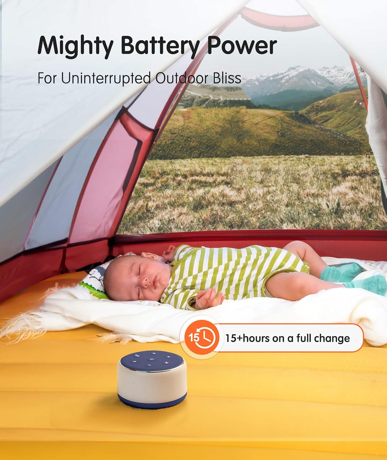 FamiSym Sleep Sound Machine for Babies Kids Adults - Rechargeable White Noise Machine for Sleeping with Night Light, 34 Soothing Sounds…