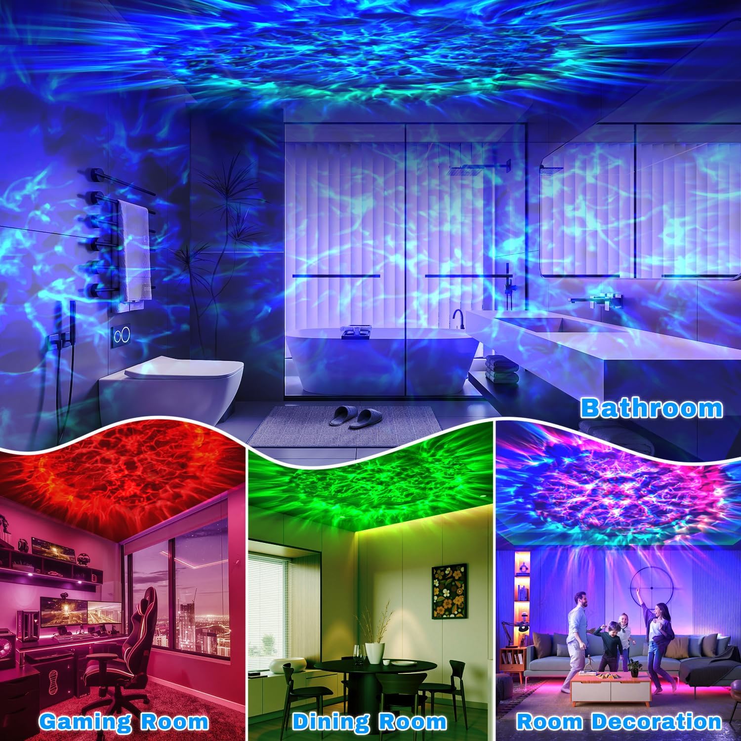 Galaxy Projector for Bedroom, Nebula Galaxy Night Light Projector with Timer and Remote, Gift for Kids Adults for…