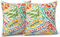 LVTXIII Outdoor Throw Pillow Covers Set of 2, Patio Waterproof Pillow Cases Fade Resistant Accent Pillow Covers for Home and Garden…
