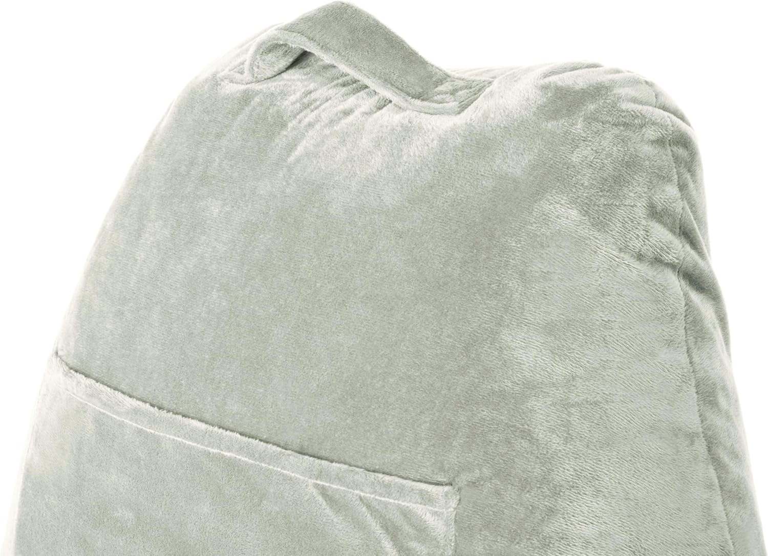 HusbandPillow Husband Pillow Reading Pillow with Arms - Standard Backrest for Sitting Up in Bed - Firm Support Bed Rest Pillow for Adults,…