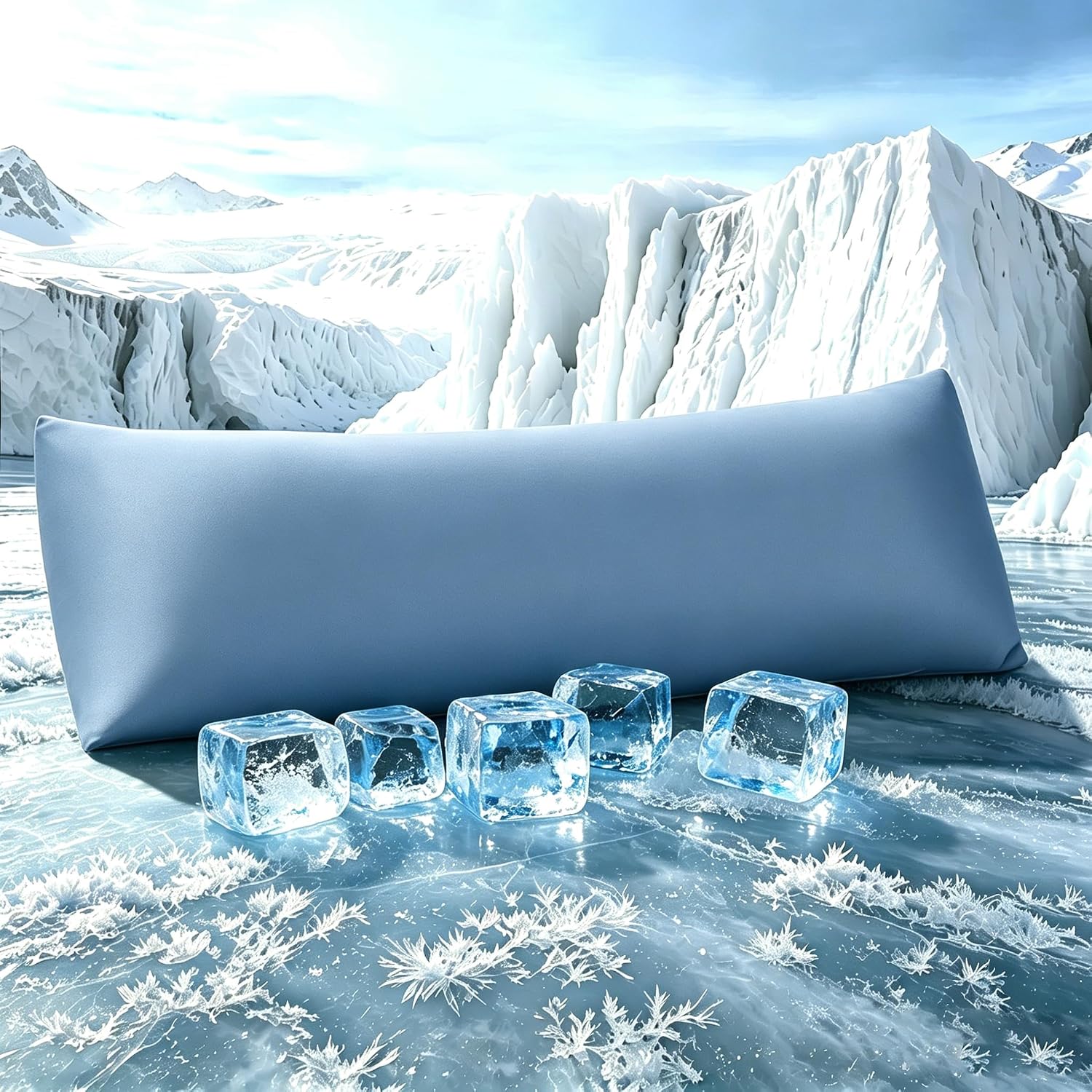 TELUS Cooling Body Pillow Case, Silky Soft Breathable Pillowcase with Envelope Close, Stay Cool All Night Pillow Cover for Hot Sleepers…
