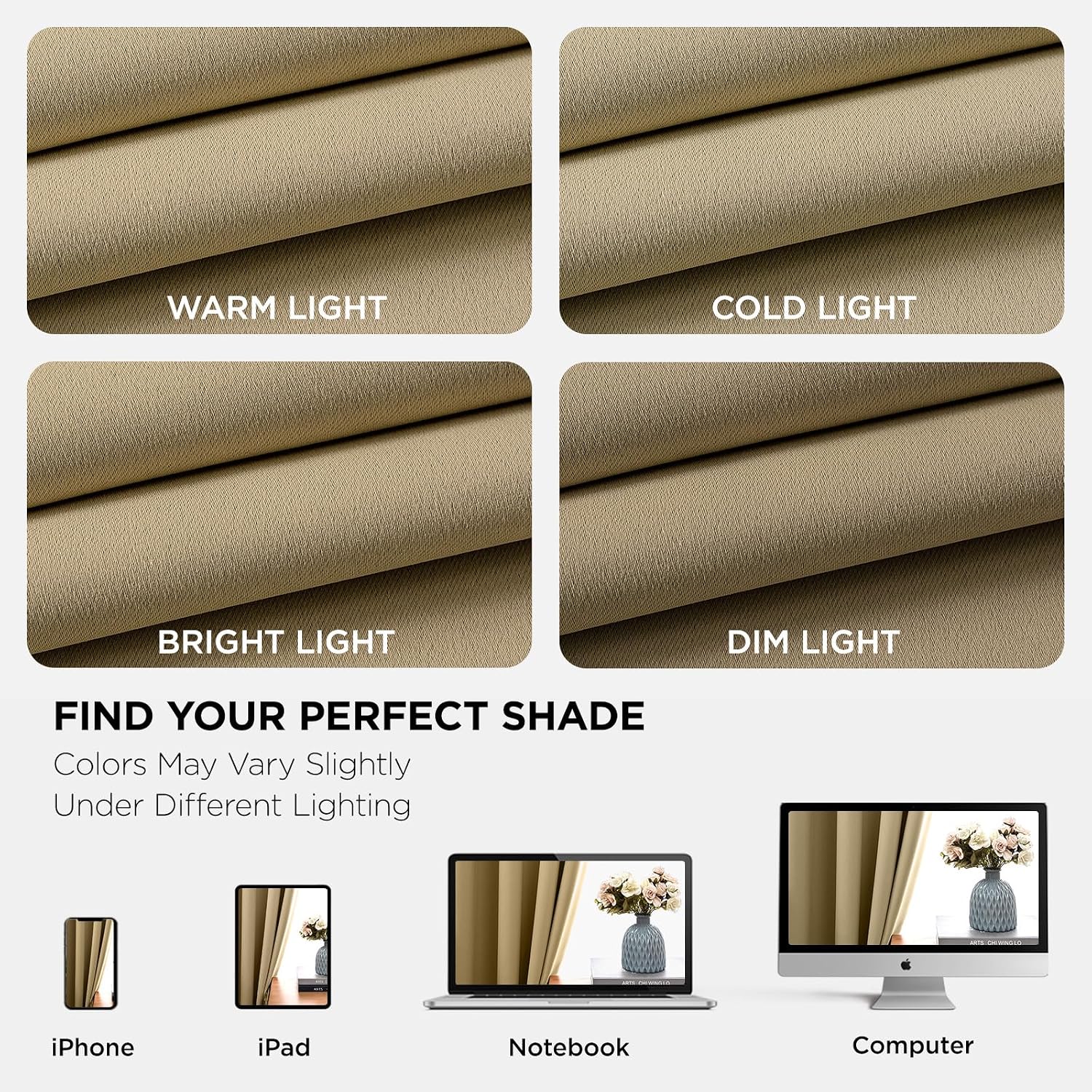 Joydeco Blackout Curtains 108 Inch Length 2 Panels Set, Thermal Insulated Long Curtains& Drapes 2 Burg, Room Darkening Grommet Drapes for L…