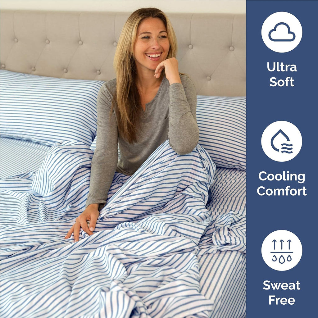 Split King 7 Piece Sheet Set - Comfy, Breathable & Cooling - Hotel Luxury Bedding for Women, Men, Kids, Teens and Children - 1 Flat & 2…