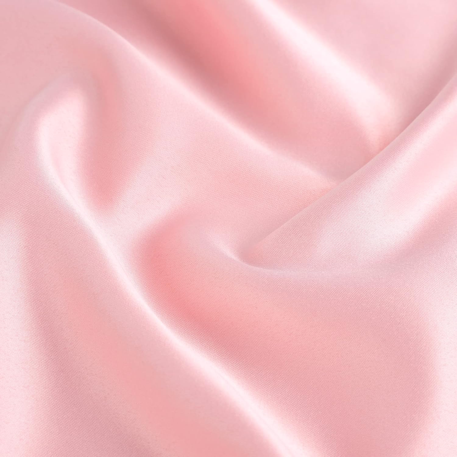 uxcell 2 Pack Silk Satin Pillowcase for Hair and Skin, Cool, Silky, Soft Breathable Pillow Cases King Size 20x36 Inch Sateen Pillowcase Pin…