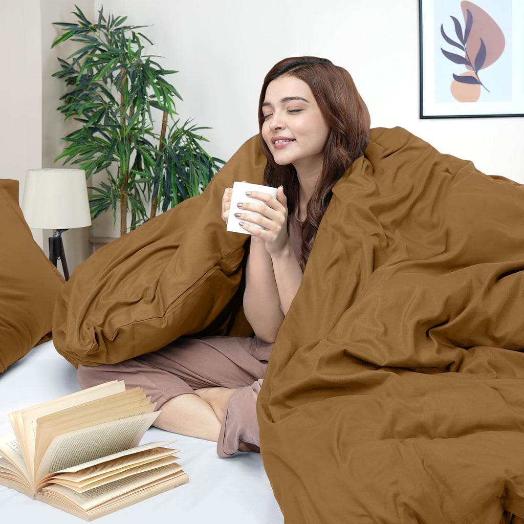 Utopia Bedding Duvet Cover Queen Size - 3 Piece with Zipper Closure - 1 Comforter Cover 90X90 Inches & 2 Pillow Shams 20X26 Inches…