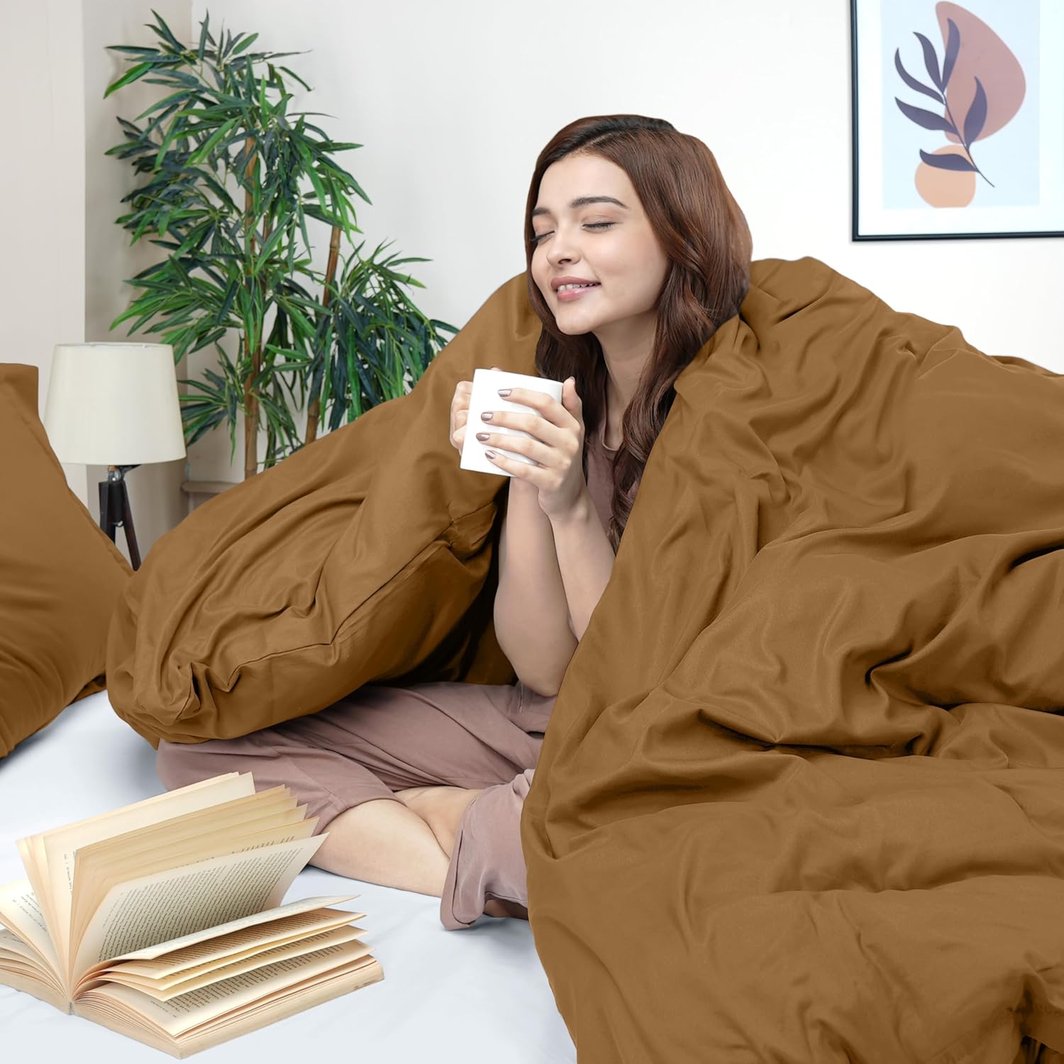 Utopia Bedding Duvet Cover Queen Size - 3 Piece with Zipper Closure - 1 Comforter Cover 90X90 Inches & 2 Pillow Shams 20X26 Inches…