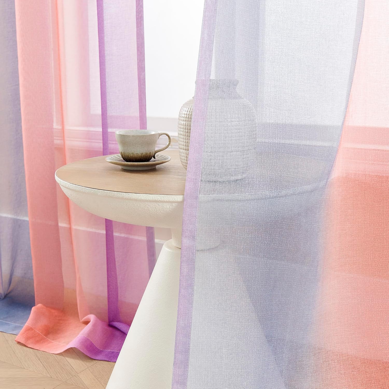 Addsomecolortolife XiDi Dream Star Blackout Curtains for Kids Rooms Girls Princess Curtain for Bedroom Window 84 inches Long (Grey Pink Pur…
