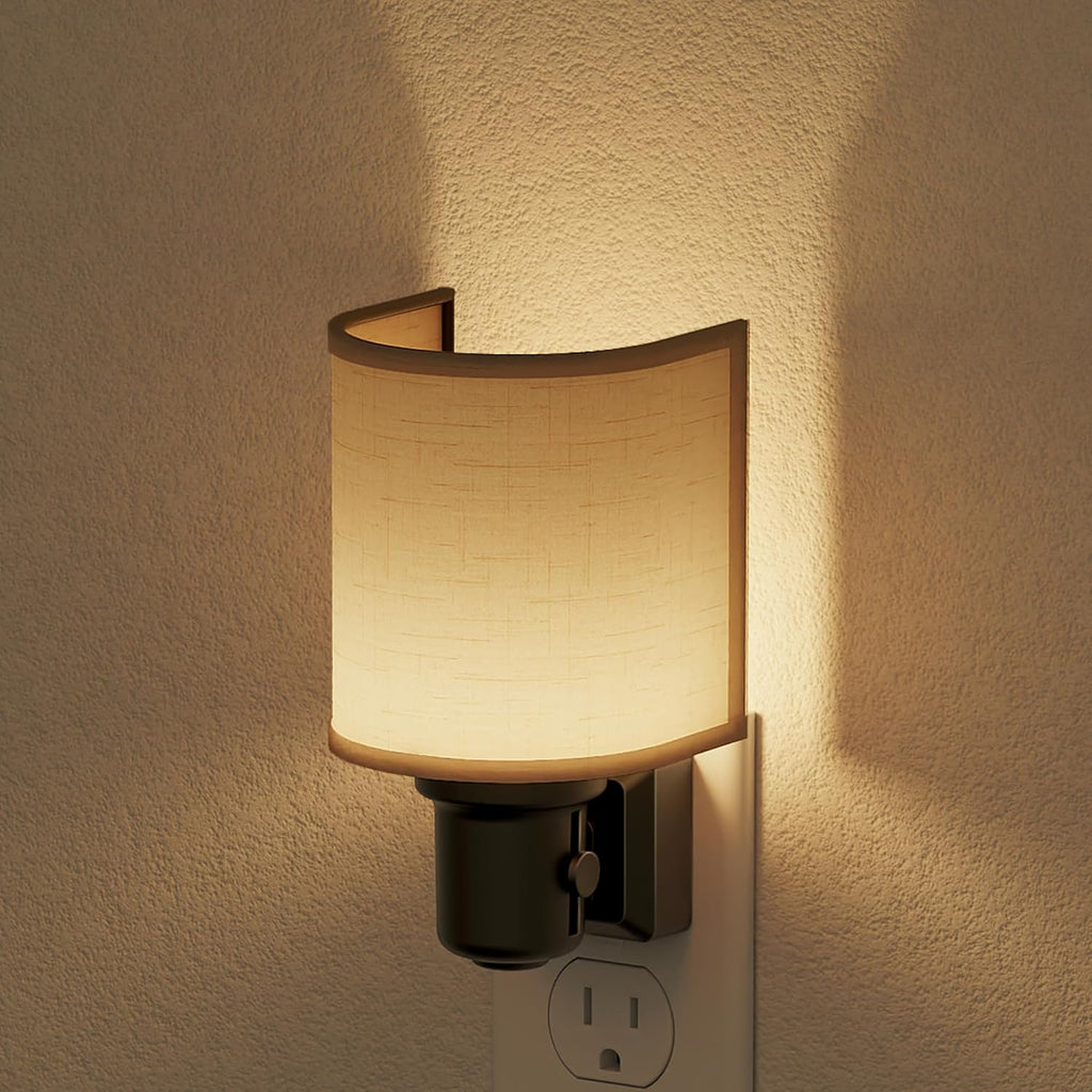 JandCase Night Lights Plug into Wall, LED Night Light Dimmable, Nightlight with Auto On Off Light Sensor, Warm White 3000K Night Lights…