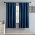 Igemaeve Blackout Curtains 72 Inch Length 2 Panels Set, Black Out Curtains for Bedroom 72 Inch Long, Rod Pocket Energy Saving Room Darkenin…